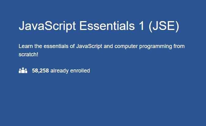 Learn JavaScript, the language of the web